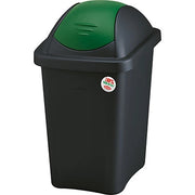 BIDONE IMMONDIZIA MULTIPAT STEFANPLAST - VERDE LT 60 CM 39X39 H.CM 68- 2 pezzi