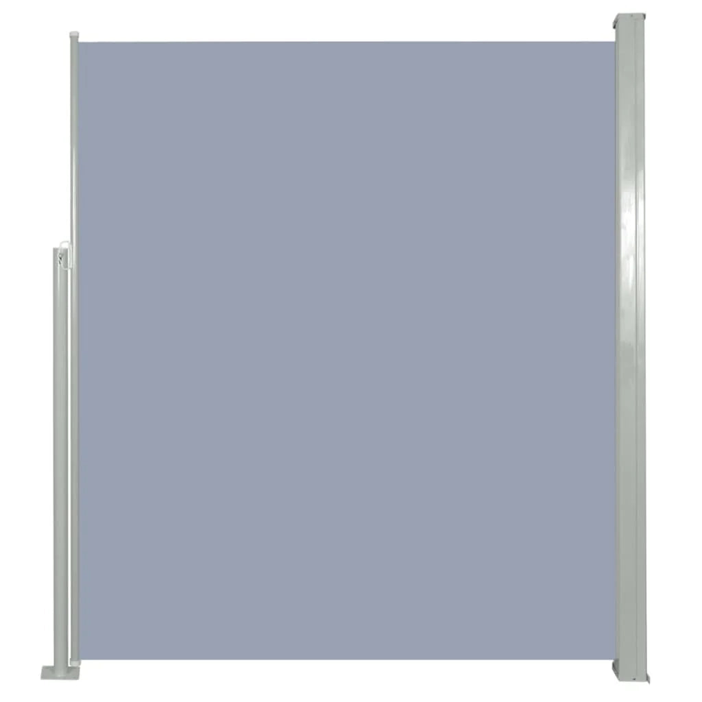 Tenda da sole laterale retrattile/schermo privacy per patio giardino terrazza balcone 160 x 300 cm grigio 02_0007273