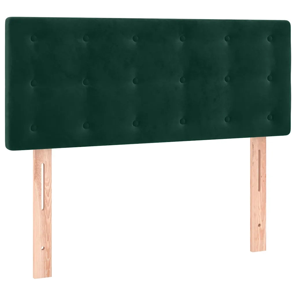 Testiera Verde scuro 90x5x78/88 cm in Velluto cod mxl 77768