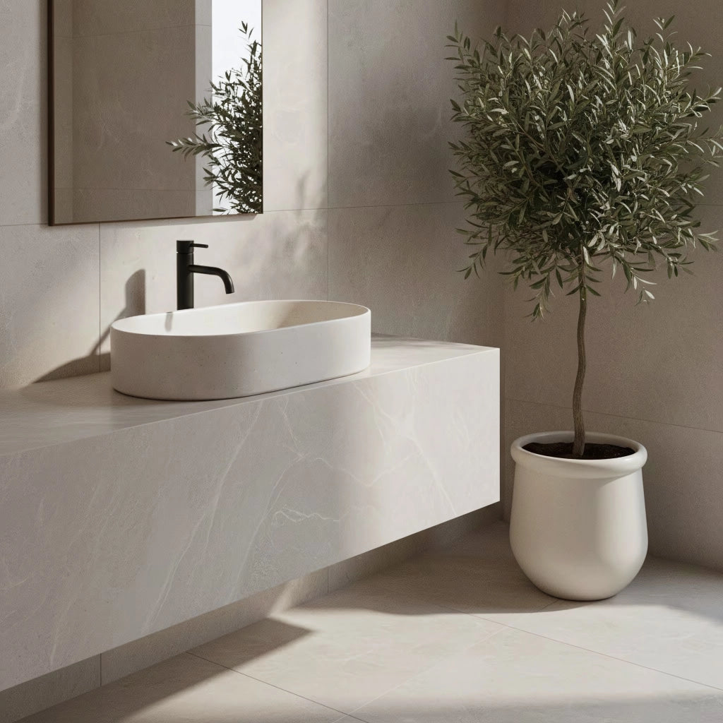 Lavabo Da Appoggio Rea Nadia 60 Sandy
