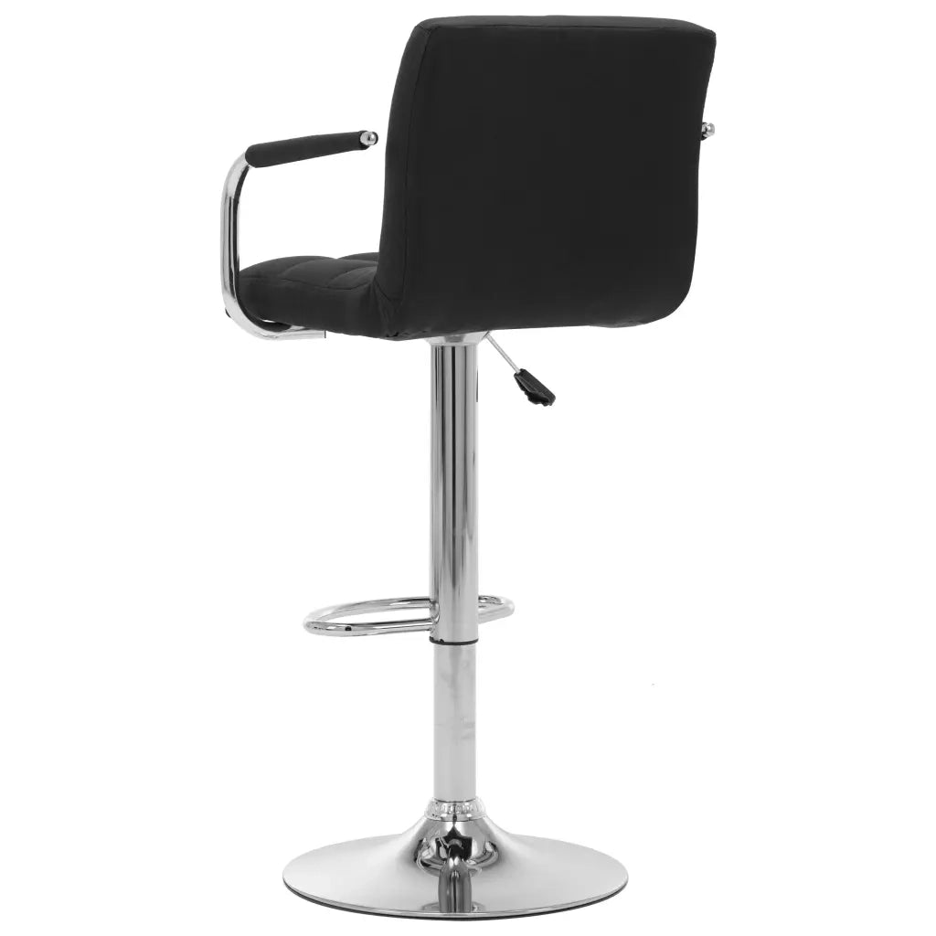 Sedie da Bar 2 pz Nere in Tessuto cod mxl 63938
