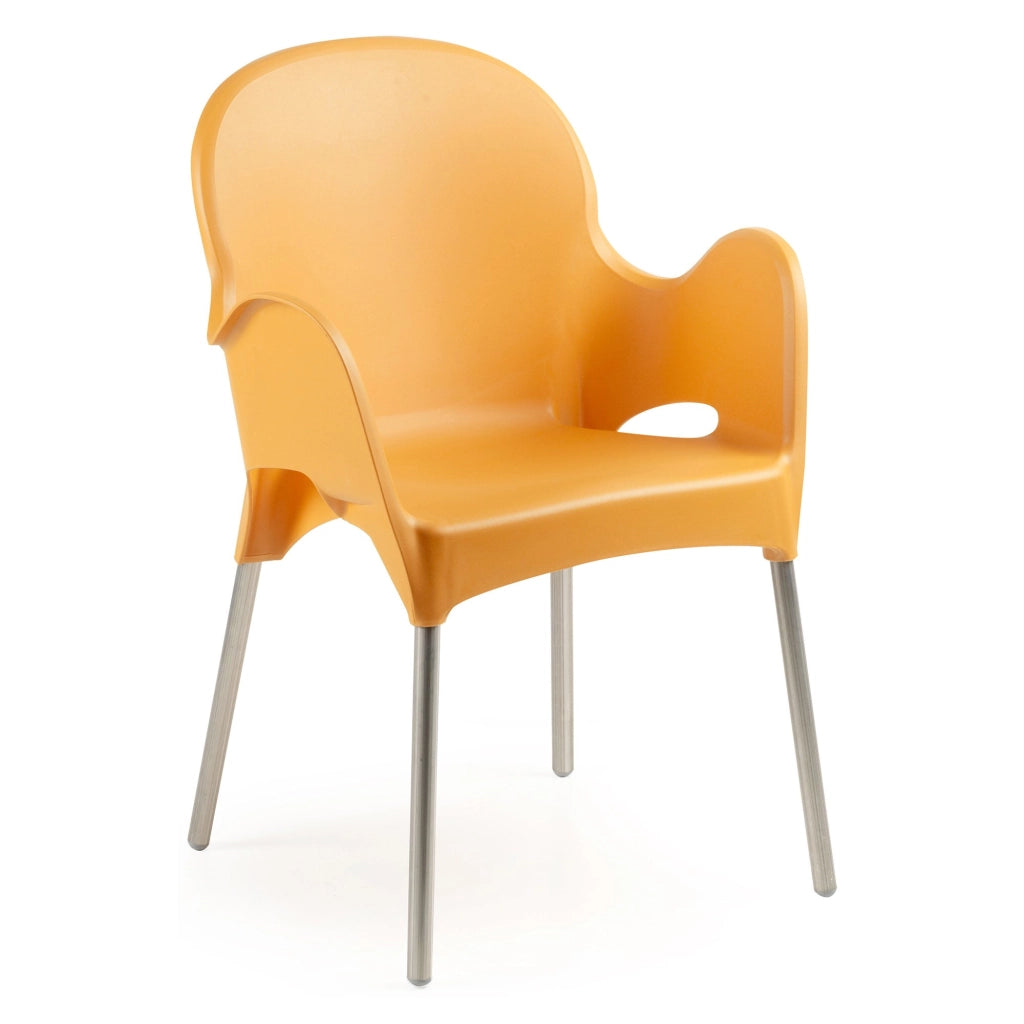Vashti, Sedia da Esterno una Sedia Made in Italy, Arancione