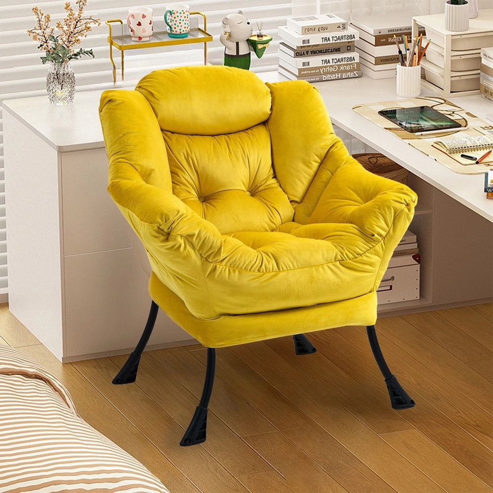 Poltrona Relax con Struttura in Metallo e Tasca Laterale ¨C MINIMAL ¨C Stile Moderno