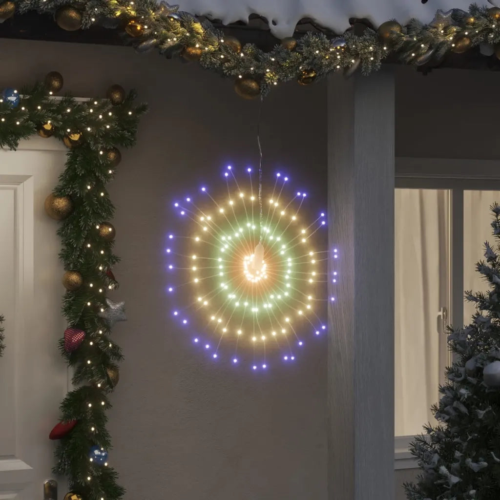 Illuminazioni di Natale Galassia 140 LED 2 pz Multicolore 17 cm CFW6863350