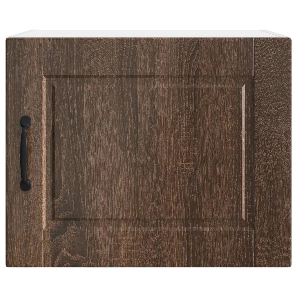Mobile da cucina con porta 2 pz-Set di 2 Armadio da cucina Rovere Marrone 50 x 31 x 40 cm