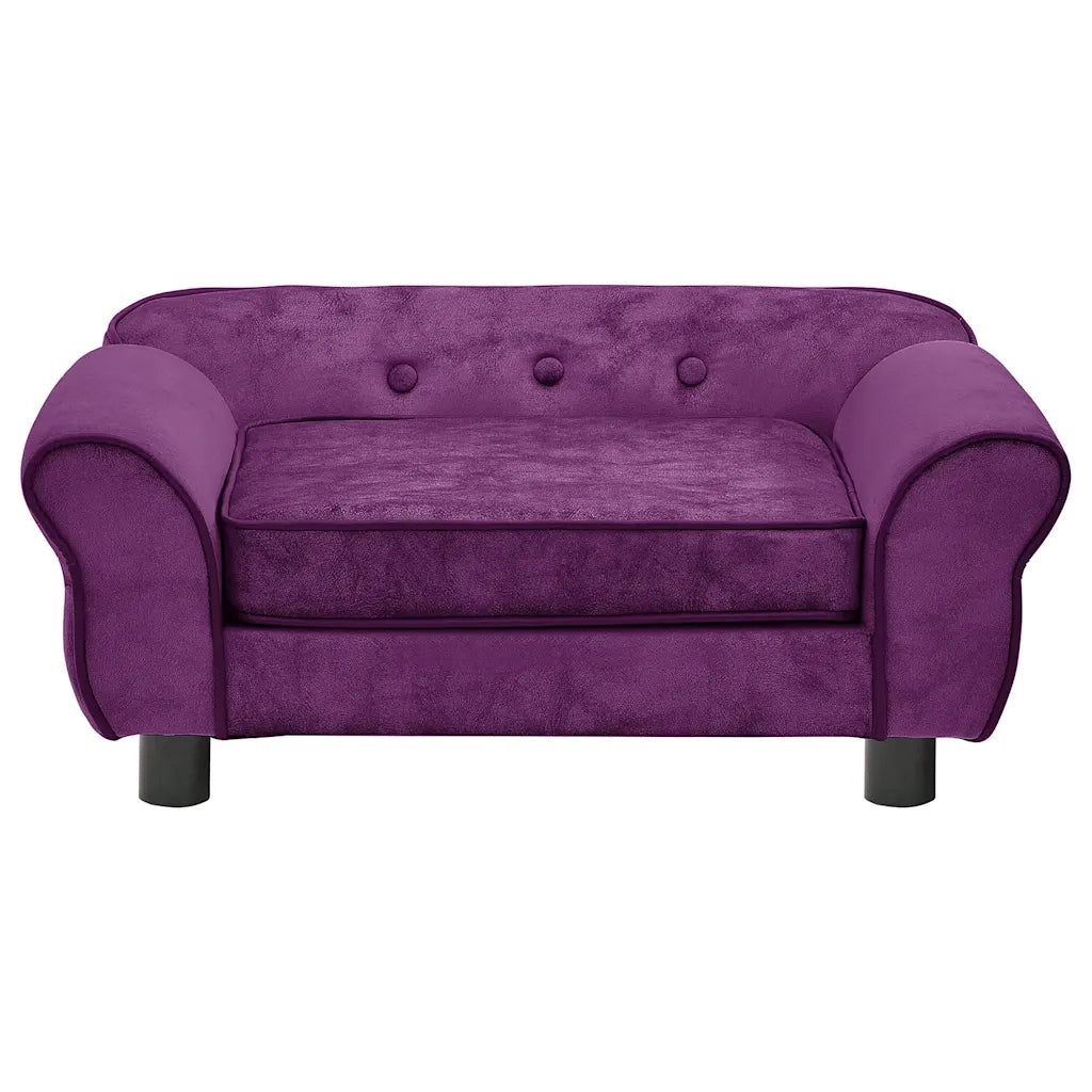 Divano per Cani Borgogna 72x45x30 cm in Peluche 171041