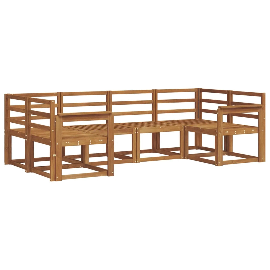 Set di divani da esterno 6 pcs Naturale