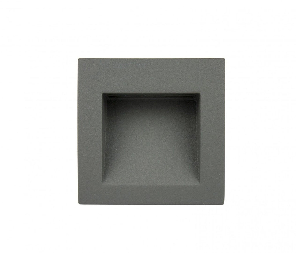 Lampada da incasso esterno LED 1,5W grigio scuro IP65