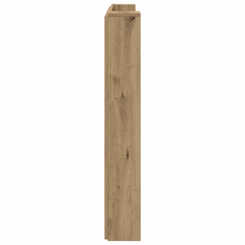 Testiera con lo scaffale-Testata contenitore Rovere artigianale 120 x 15 x 103,5 cm 466957