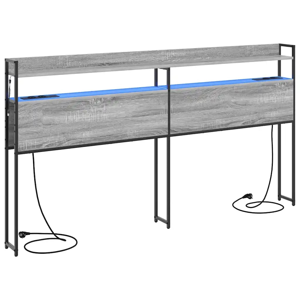 Testata contenitore Grigio sonoma Legno multistrato 859718