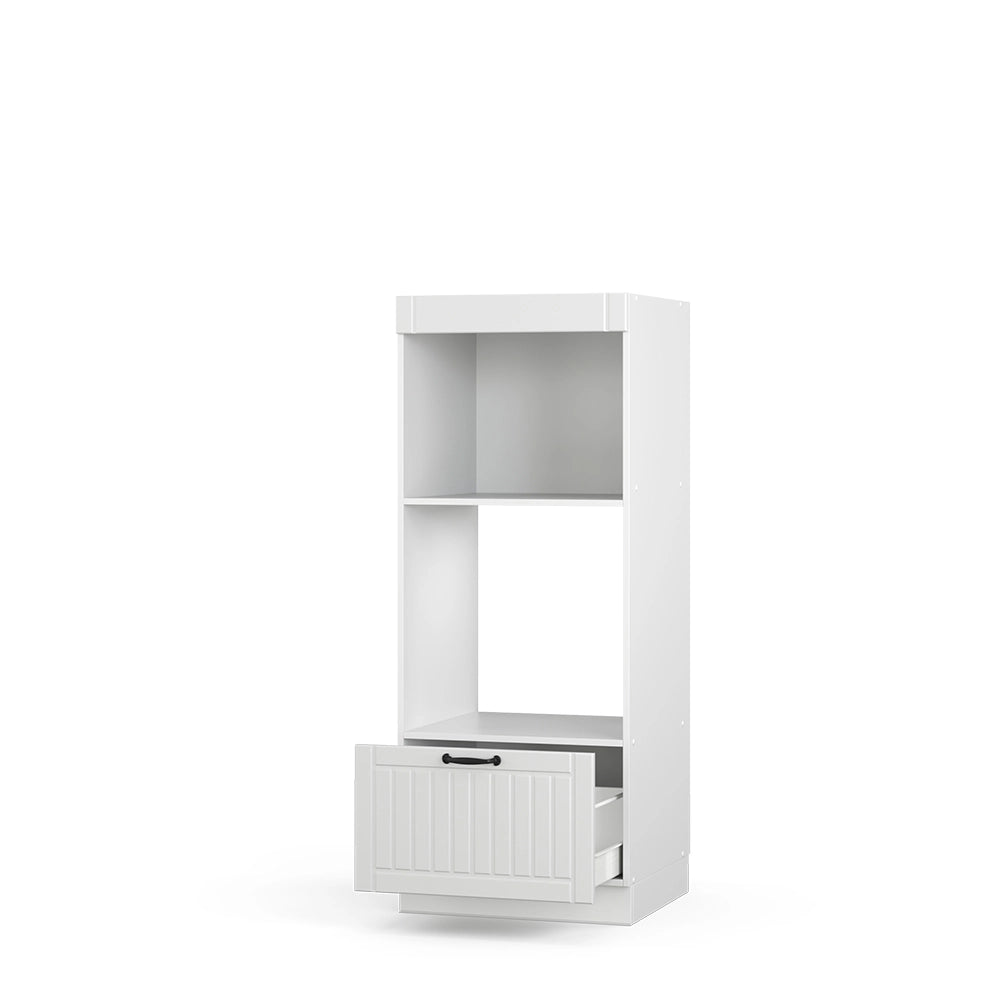 Vicco Set mobili bagno Bianco casa di campagna 60 cm aperto