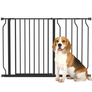 Cancello per Cani ¨C zephmum ¨C 75-115x76cm Nero