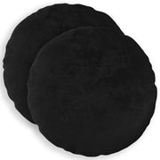 Federa 2 pcs HEERLEN Nero Ø 60 cm Flanella 923103