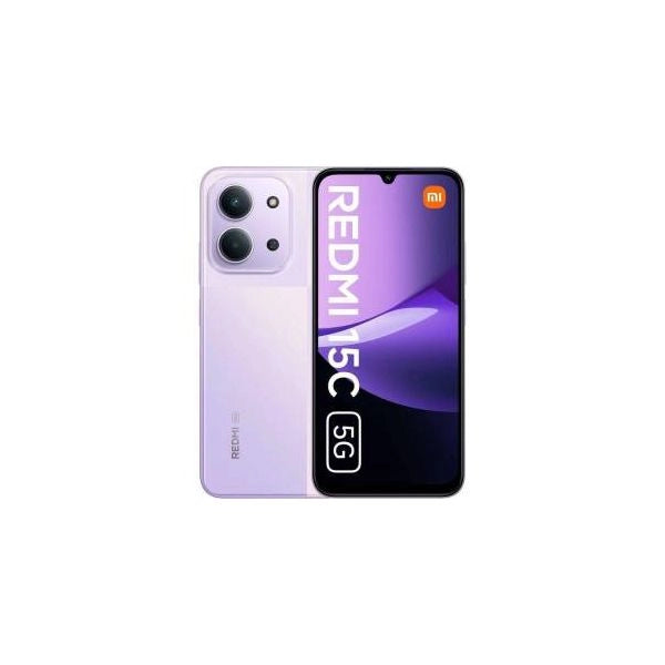Smartphone xiaomi redmi 15c 5g 4+256gb duos purple italia - 6932554459604