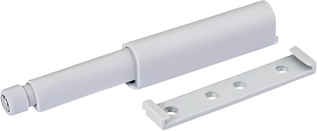 Chiusura push per mobili con base e tappo bianco