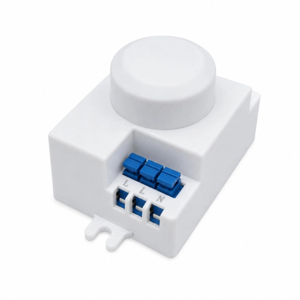 Sensore Movimento Microonde 360°, Incasso, 5,8 GHz, 220-240V