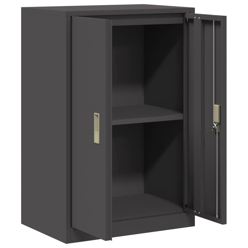 Armadio Nero 60 x 40 x 90 cm Acciaio