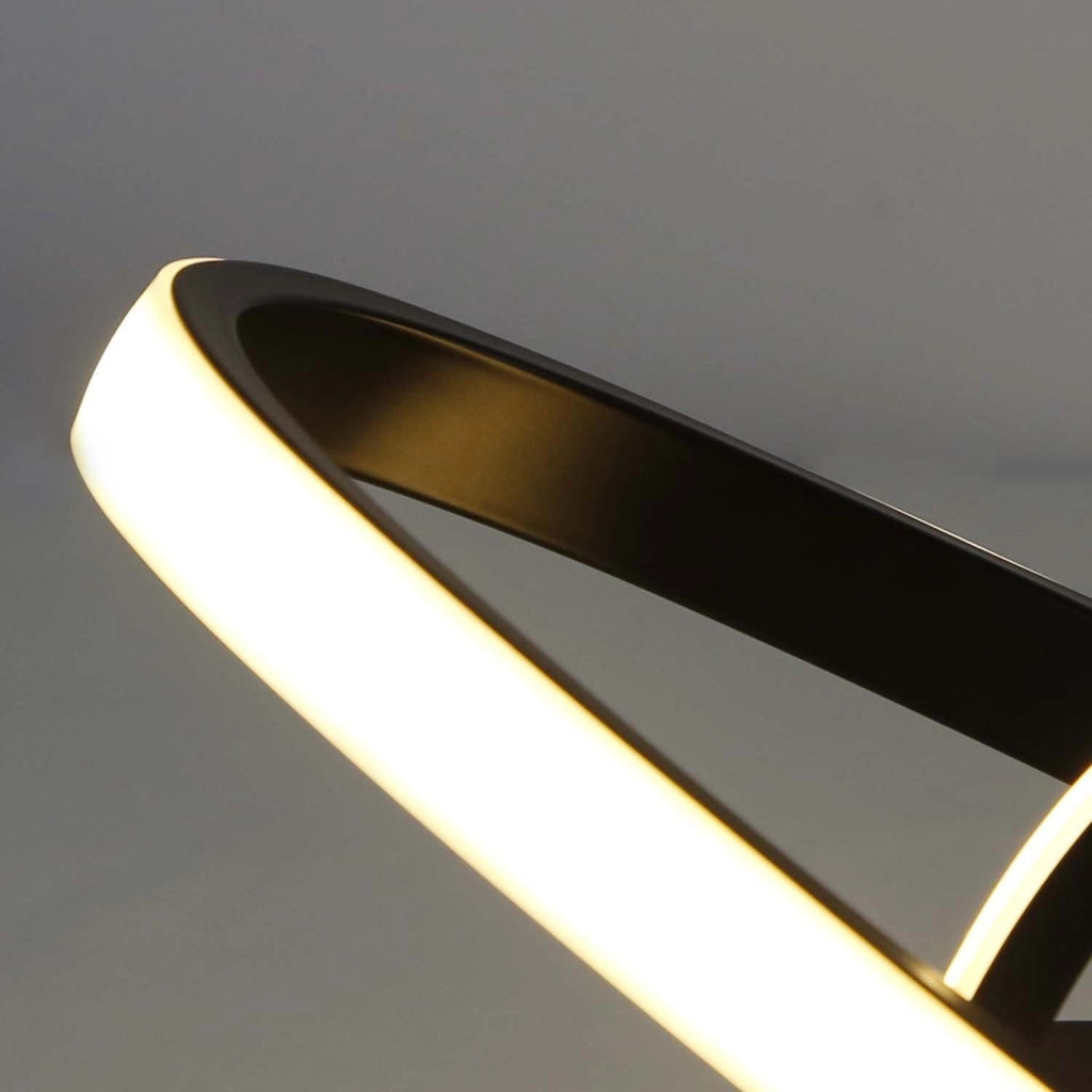 ZMH Lampada da soffitto plafoniera LED 3 pannelli intrecciati moderna per soggiorno camera letto corridoio