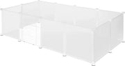 Casa per Animali - Ren - Verstelbare - Per Interno - Ren - Piccoli Animali - Gattini - Bianco - 142x72x45cm
