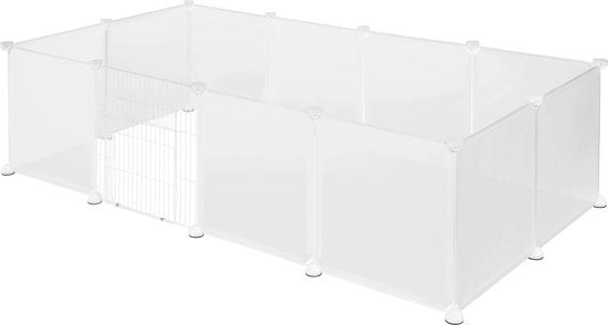 Casa per Animali - Ren - Verstelbare - Per Interno - Ren - Piccoli Animali - Gattini - Bianco - 142x72x45cm