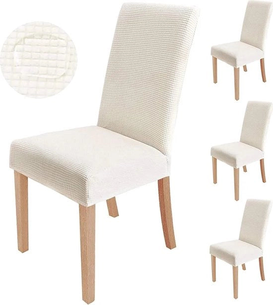 Set di cuscini per sedie elastiche, con 4 pezzi, rimovibili e lavabili, Idonei per ristoranti, uffici, ricevimenti e matrimoni, ecc. Cuscini per sedie elastiche moderni, belli e funzionali.