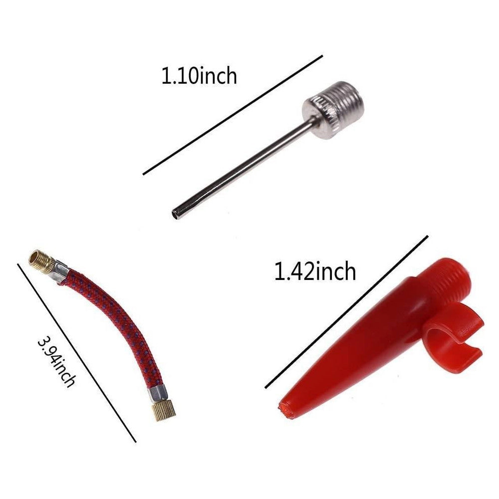 Trade Shop - Kit Aghi Ago Per Pompa Gonfiaggio Compressore Adattatore Ago Per Valvola Palloni -