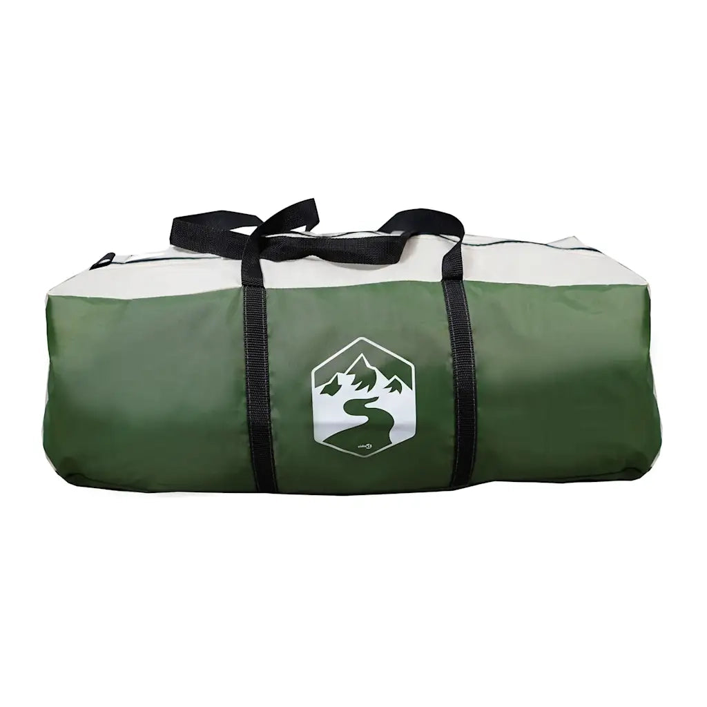 vidaXL Tenda da Campeggio a Tunnel per 5 Persone Verde Impermeabile