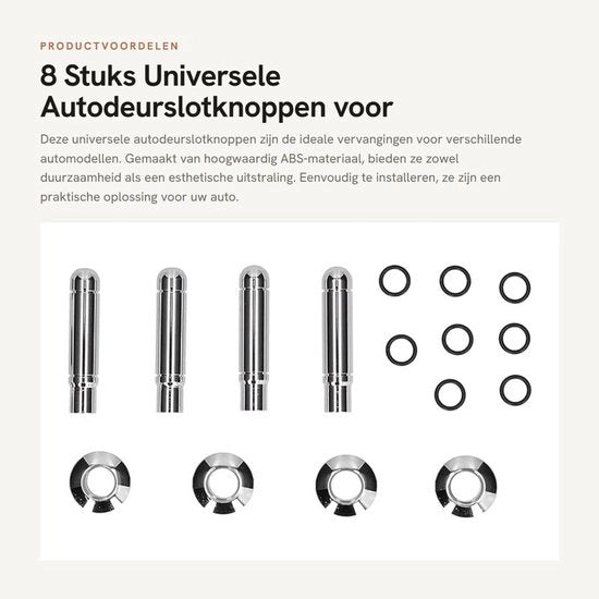 8 Stuks Universali Chiavi Avvitarie per Diversi Modelli di Auto