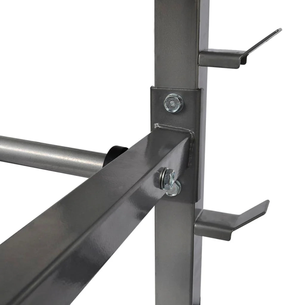 Supporto per bilanciere grigio a 7 tubi da 300 kg 02_0000730