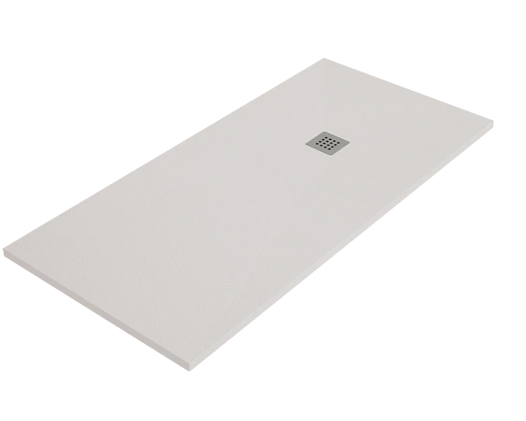 Piatto doccia ARDESIA 100x100 cm Sabbia griglia in acciaio