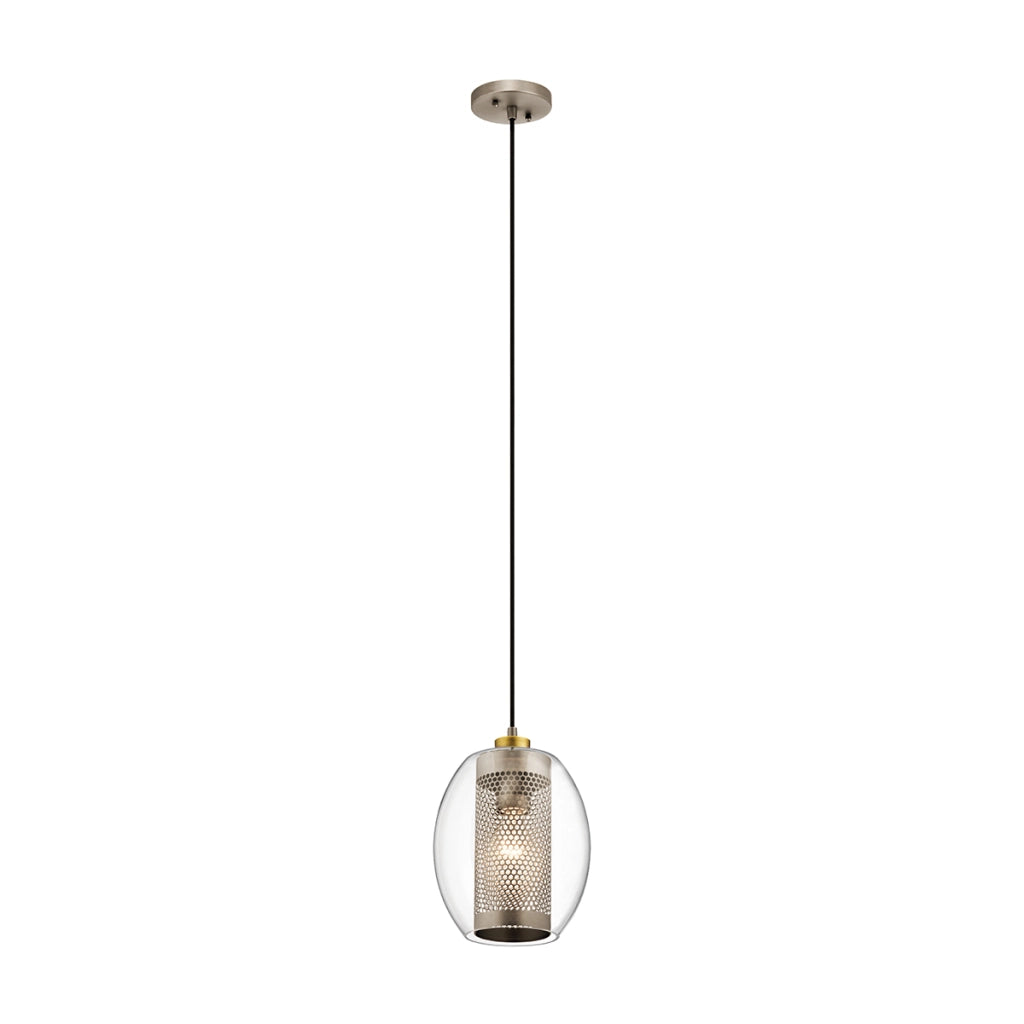 Lampada a sospensione Asher II pewter Ø21,6 E27 Kichler
