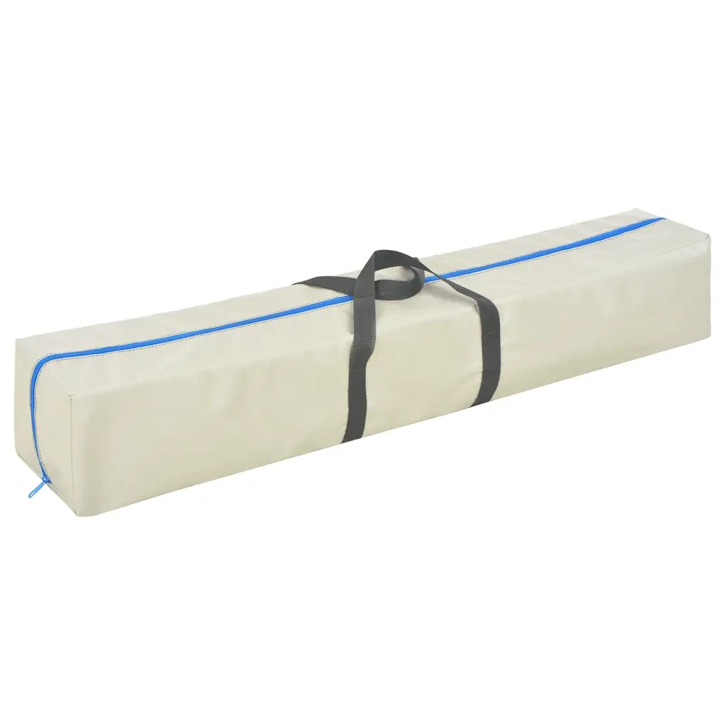 Tappetino Ginnastica Gonfiabile con Pompa 400x100x10 cm PVC Blu CFW2833763