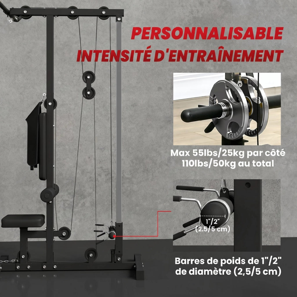 Stazione Multifunzione Cavi Alti ¨C Xylo ¨C Lat Machine Pettorali