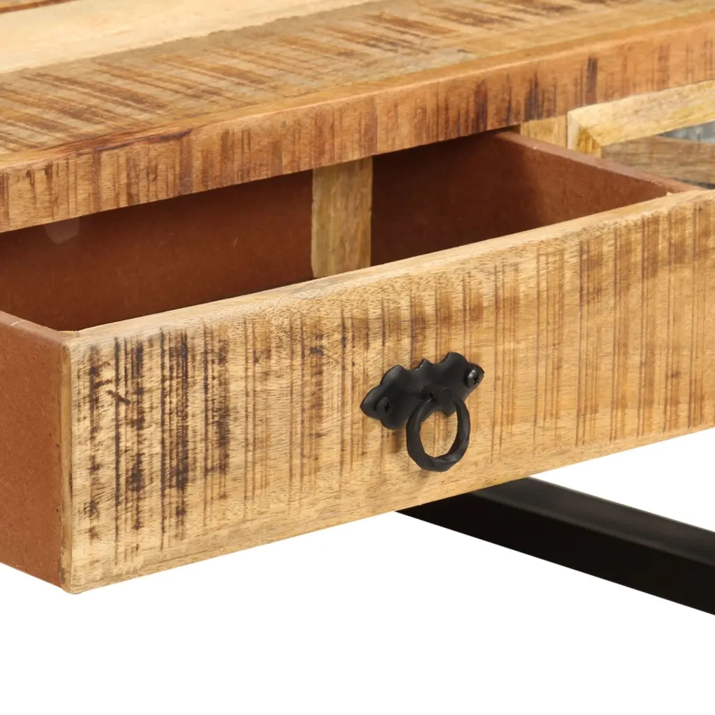 Tavolino da Salotto 110x50x38 cm in Legno Massello di Mango 282760