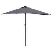 Ombrello | Parasol da giardino Antracite 294 x 150 x 224 cm