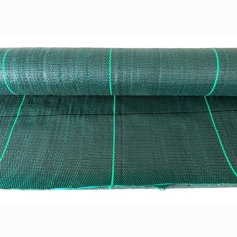 Telo Per pacciamatura Verde 1,65x100 mt 100gr/mq anti erbacce Anti UV Permeabile
