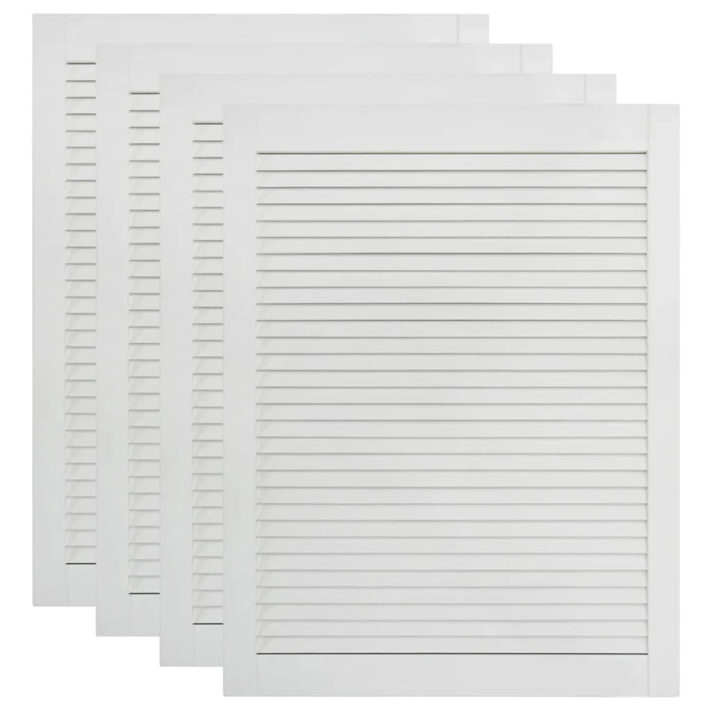 Ante a persiana a 4 pezzi legno massello di pino bianco 69 x 49,4 cm 02_0003933