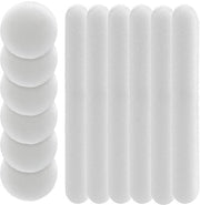 Filtro a doppia lastra per fontana per gatti, compatibile con fontane per gatti, set da 6 pezzi, doppia protezione contro pelo e sporco, colore nero/bianco