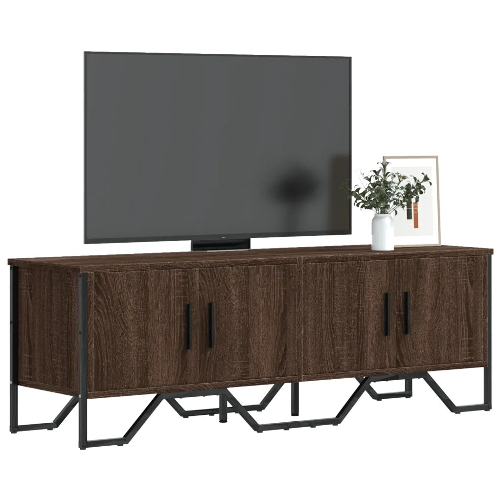 vidaXL Mobile Porta TV Rovere Marrone 122x34x41cm in Legno Multistrato