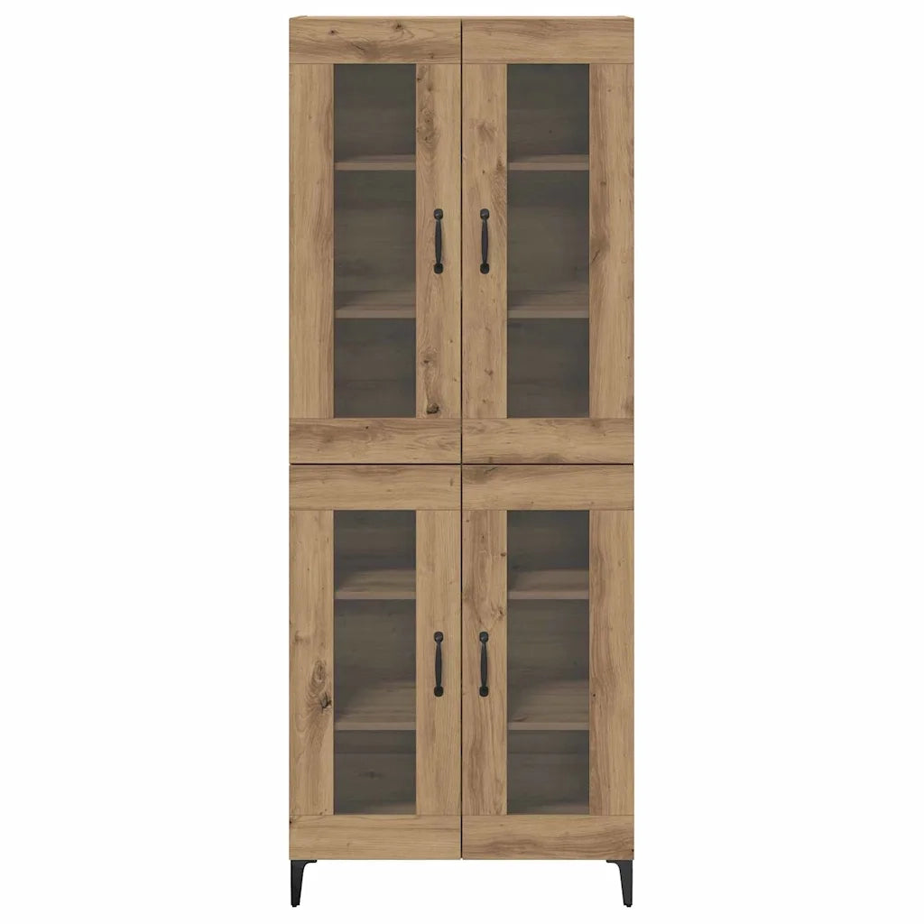 Credenza-Buffet-Armadio da cucina Rovere artigianale 69,5 x 34 x 180 cm 141008