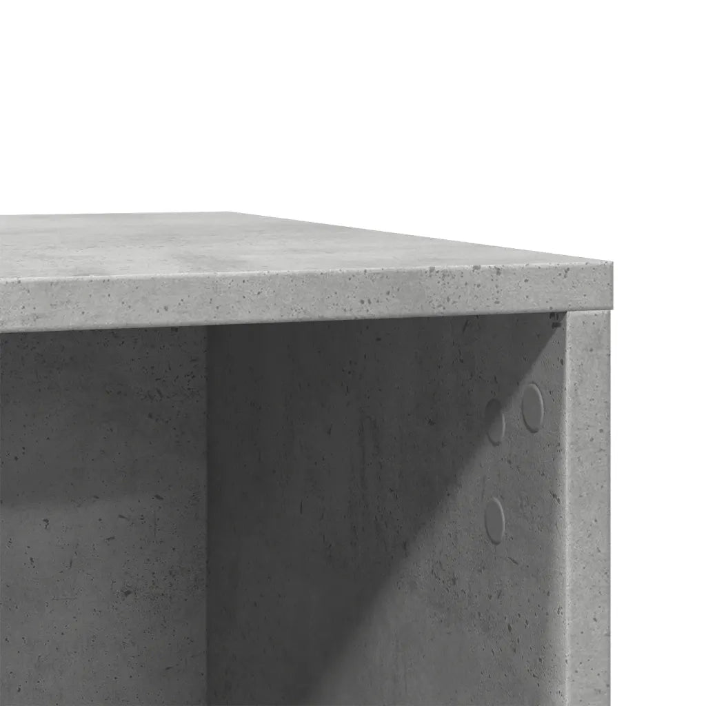 vidaXL Recinto Lettiera Gatti Grigio Cemento 60x40x40 cm in Truciolato