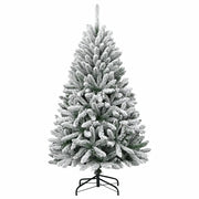 vidaXL Albero Natale Artificiale Incernierato con Neve Fioccata 150 cm