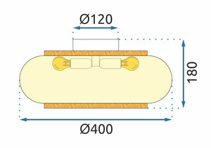 Plafoniera Da Soffitto APP1253-3C