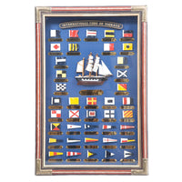 Quadro Bandiere Marinari 40x45x60H