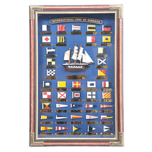 Quadro Bandiere Marinari 40x45x60H