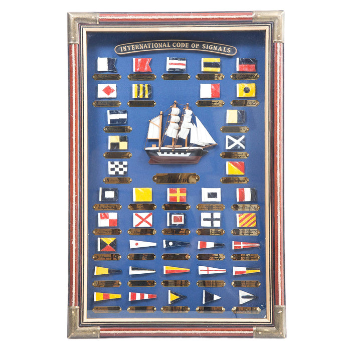 Quadro Bandiere Marinari 40x45x60H