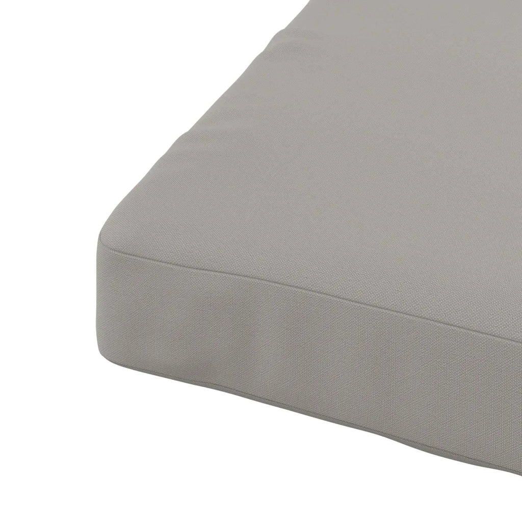 Cuscini per Sedia in 4 Pezzi SOEST 4 pz 100% Poliestere Grigio 944430
