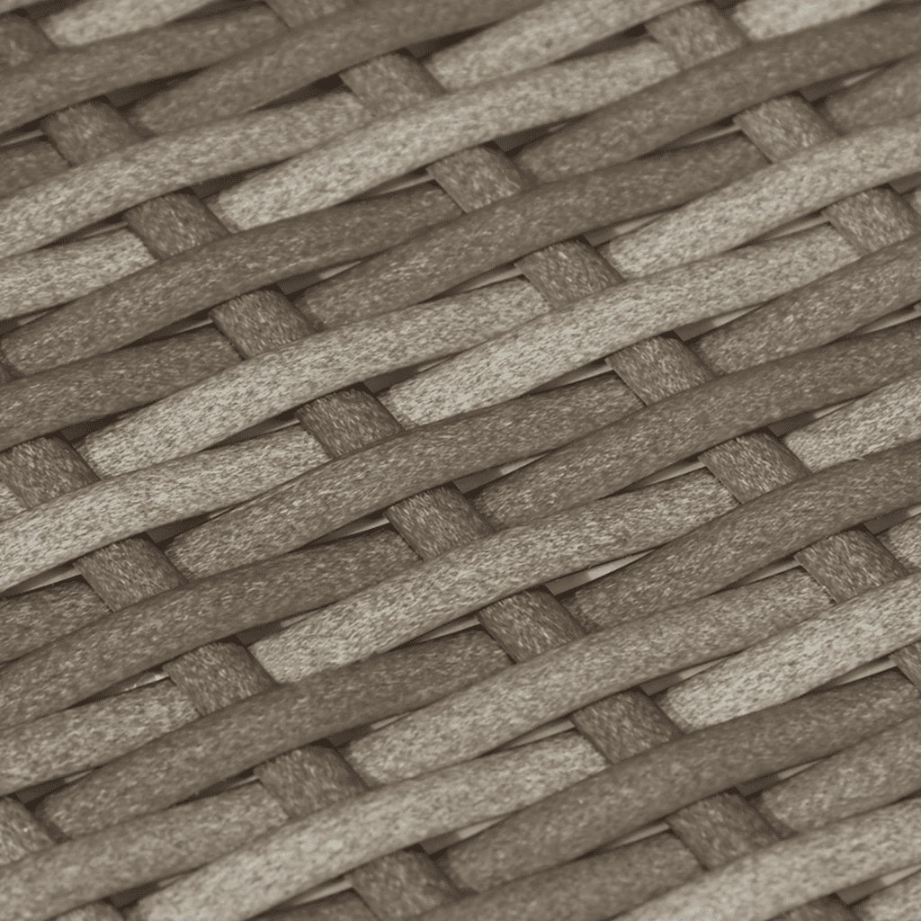 Set Divano da Giardino 6 pz con Cuscini Grigio in Polyrattan 3273937