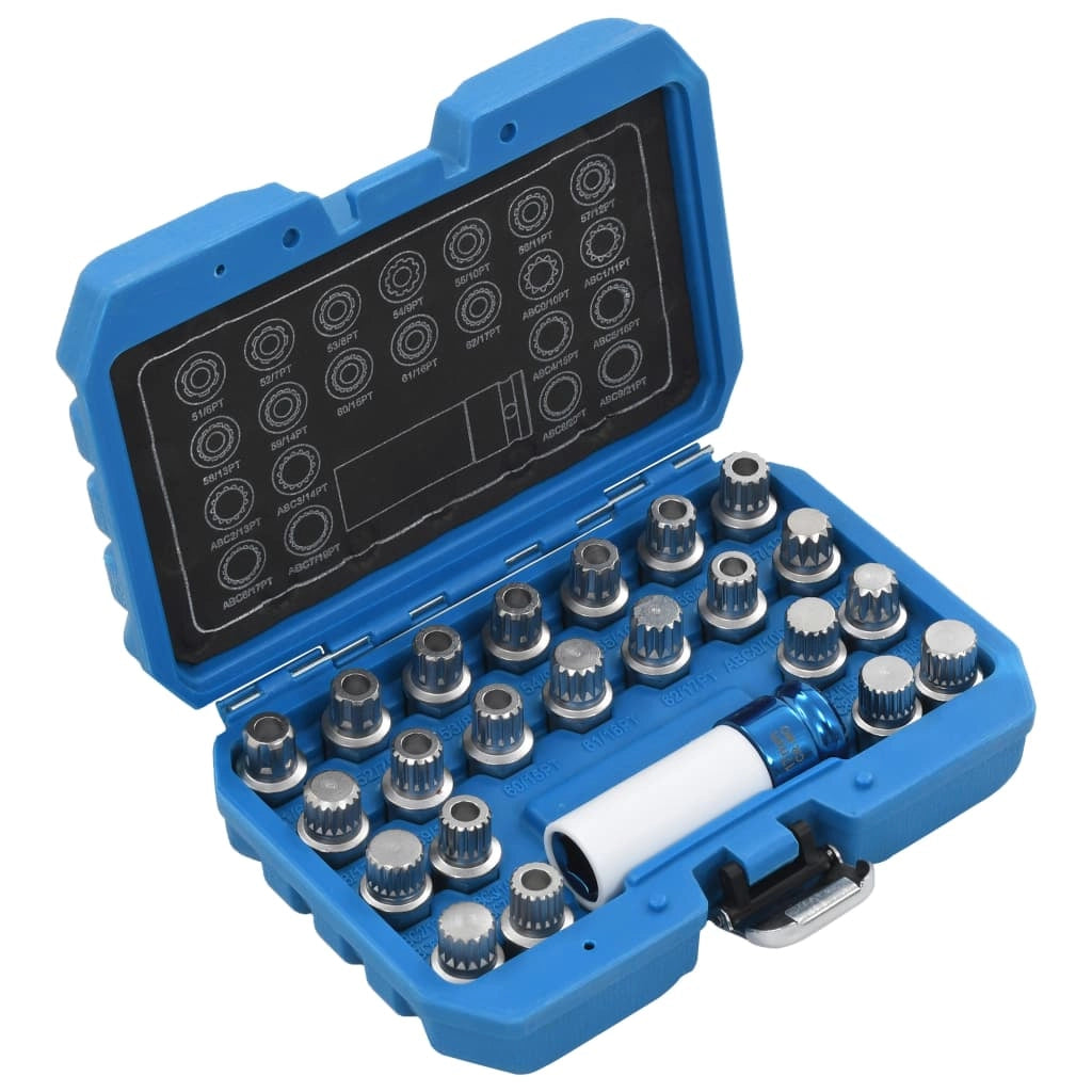 Set di 23 bussole per antifurto ruote VAG Vehicle Tool Garage 02_0004211