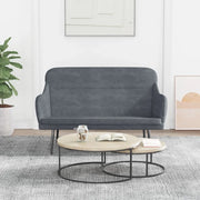 Panca-Sgabello Grigio Scuro 110x76x80 cm in Velluto 520660